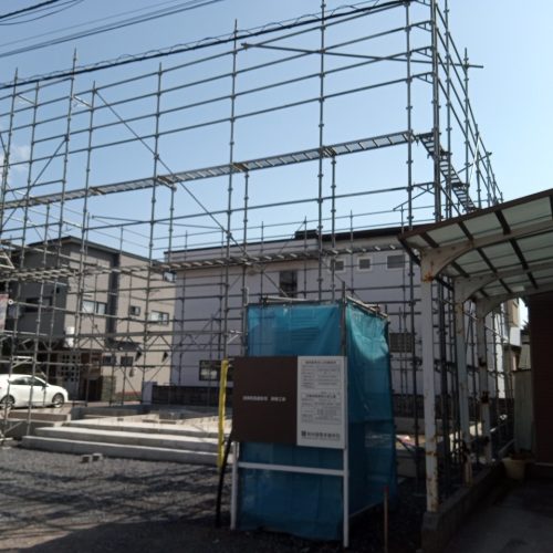 田家町アパート新築工事①